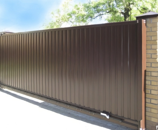 Ворота из профнастила в Моздоке