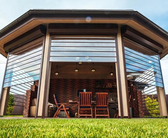 Прозрачные рольставни в Моздоке